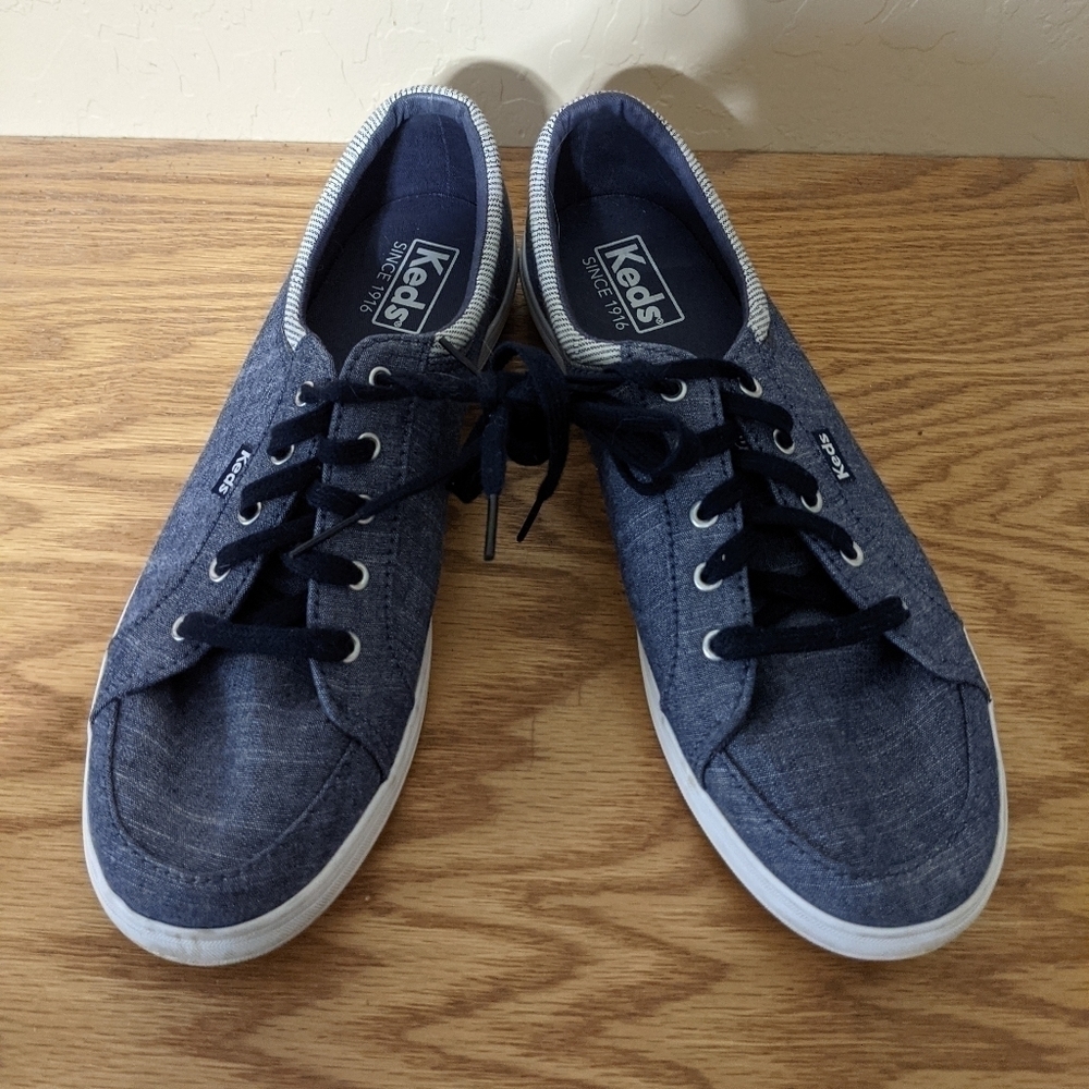 Keds blue denim sneakers